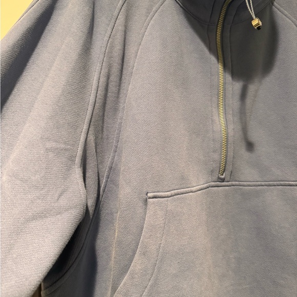 Auth.✅ RARE Lululemon 1/4 Zip Scuba in “Water Drop” Size XXL 💜💙 - Picture 5 of 14